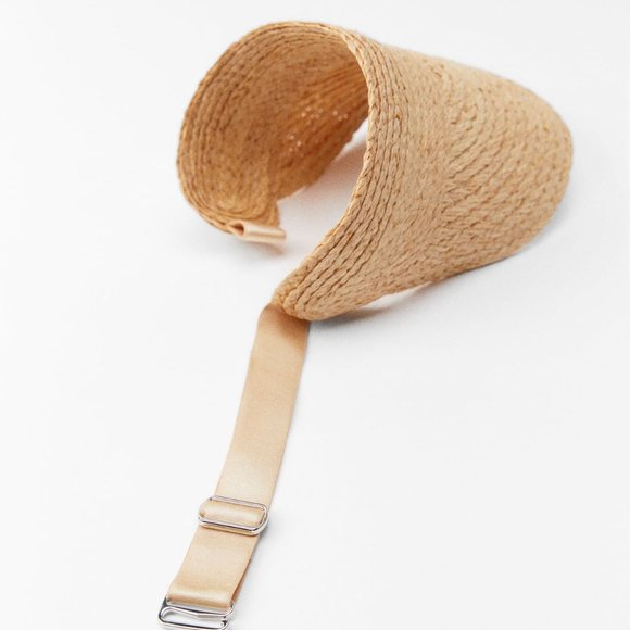 Zara Raffia Visor - Picture 4 of 5